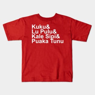 Tongan Food Kids T-Shirt